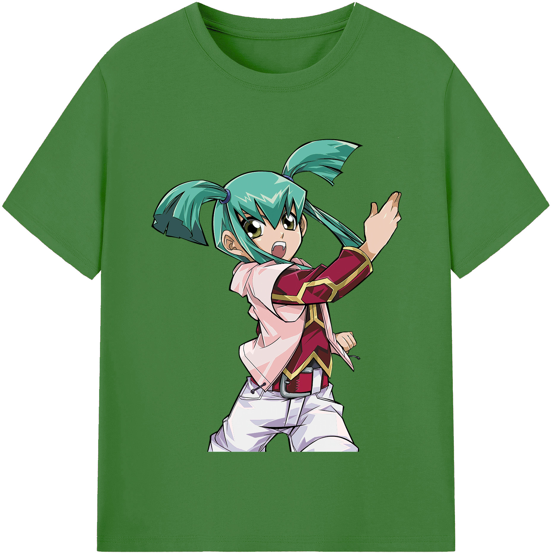 （画像用） 遊☆戯☆王 Yu-Gi-Oh! レディースカジュアルプリントTシャツ（綿100％）